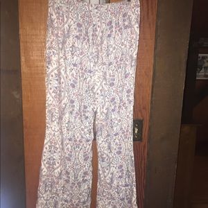 Brandy Melville Drawstring Floral Pants